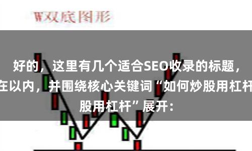 好的，这里有几个适合SEO收录的标题，均控制在以内，并围绕核心关键词“如何炒股用杠杆”展开：