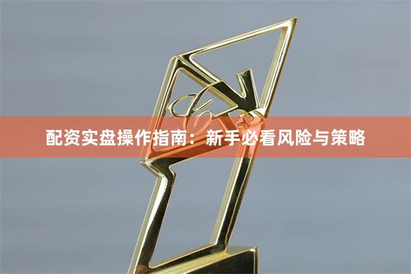 配资实盘操作指南:新手必看风险与策略